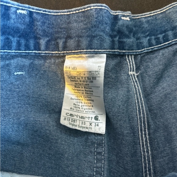 Carhartt Carpenter Jeans 33x34 - Picture 4 of 7